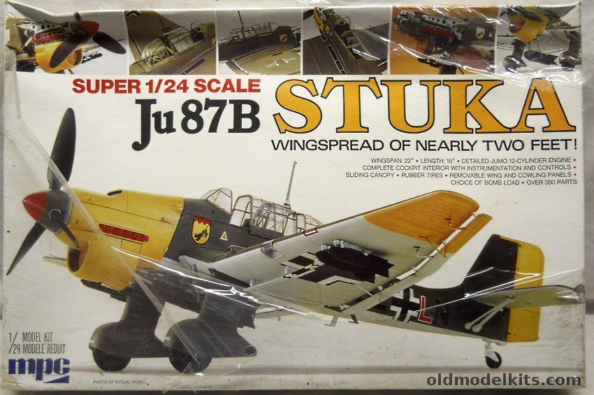 MPC 1/24 Ju-87 B Stuka, 2-3506 plastic model kit